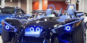 Wrecked Polaris Slingshot - motorcycle, car or??